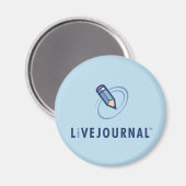 Aimant Logo LiveJournal vertical (Recto/Verso)