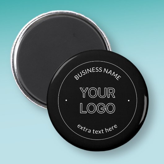 Aimant Logo modifiable et remplacement du nom de l'entrep