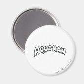 Aimant Logo noir Aquaman Grunge 2 (Recto/Verso)