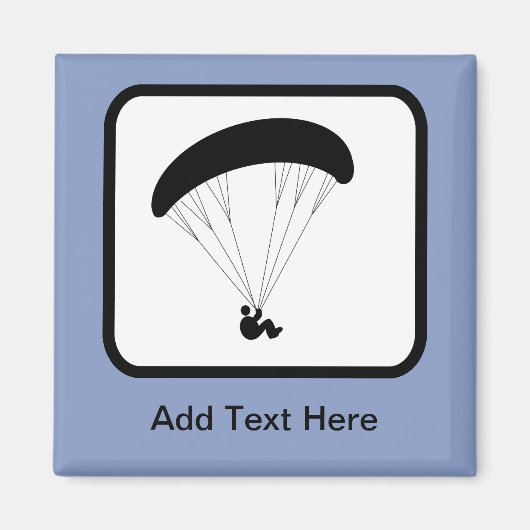 Aimant Logo Paraglider personnalisable (Devant)