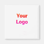 Aimant Logo personnalisé simple et élégant ici société cl (Devant)