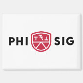 Aimant Logo Phi Sigma Kappa (Recto)