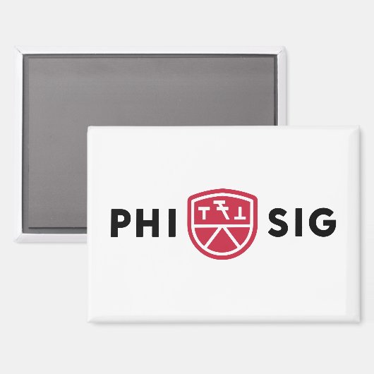 Aimant Logo Phi Sigma Kappa (Recto/Verso)