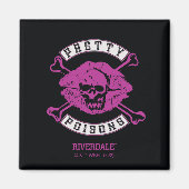 Aimant Logo Poisons Pretty (Devant)