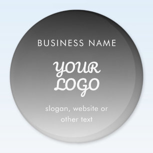 Aimant Logo promotionnel moderne & Texte Couleur modifi