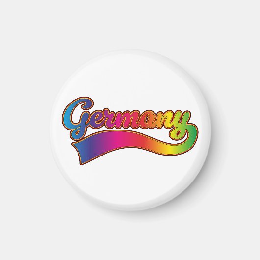 Aimant logo Rainbow Allemagne (Devant)