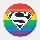 Aimant Logo Rainbow Superman (Devant)