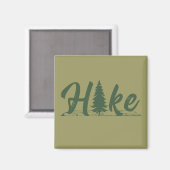 Aimant logo randonnée randonneurs avec pin (Recto/Verso)