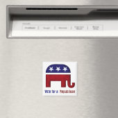 Aimant Logo républicain d'éléphant (In Situ (Lave-vaisselle))