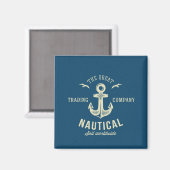 Aimant Logo Rétro Nautique (Recto/Verso)