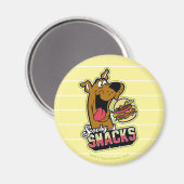 Aimant Logo Scooby-Doo "Scooby Snacks" (Recto/Verso)