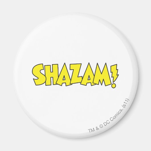 Aimant Logo Shazam Jaune (Devant)