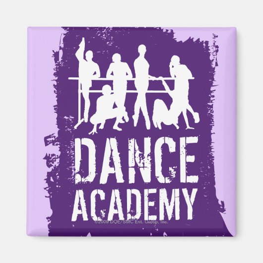 Aimant Logo Silhouettes de l'Académie de danse (Devant)