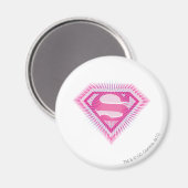 Aimant Logo Supergirl rose (Recto/Verso)