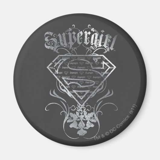 Aimant Logo Supergirl Silver (Devant)