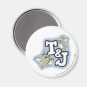 Aimant Logo Tom et Jerry T&J (Recto/Verso)