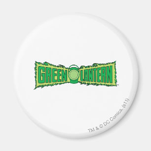 Aimant Logo vert de lanterne avec la lanterne