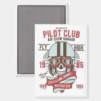 Aimant Logo vintage Aviation Club