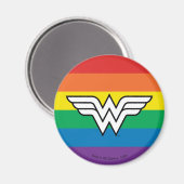 Aimant Logo Wonder Woman Rainbow (Recto/Verso)