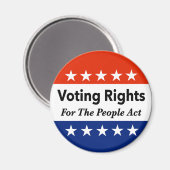 Aimant Loi Sur Les Droits De Vote Pour Le Peuple (Recto/Verso)