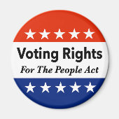 Aimant Loi Sur Les Droits De Vote Pour Le Peuple (Devant)