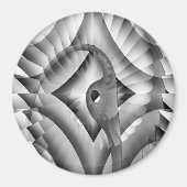 Aimant L'oiseau argenté.....  (Devant)