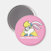 Aimant Lola Bunny Girls ne perdent jamais (Recto/Verso)