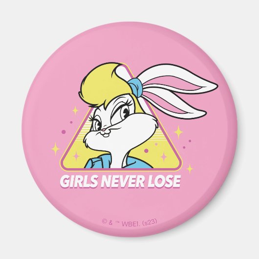 Aimant Lola Bunny Girls ne perdent jamais (Devant)