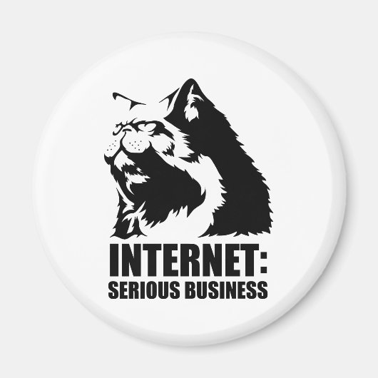 Aimant lolcat internet est une affaire sérieuse (Devant)