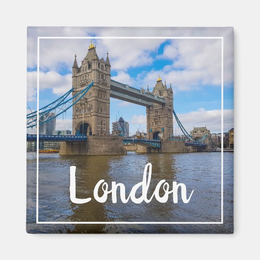 Aimant London Angleterre Great Britain Tower Bridge (Devant)
