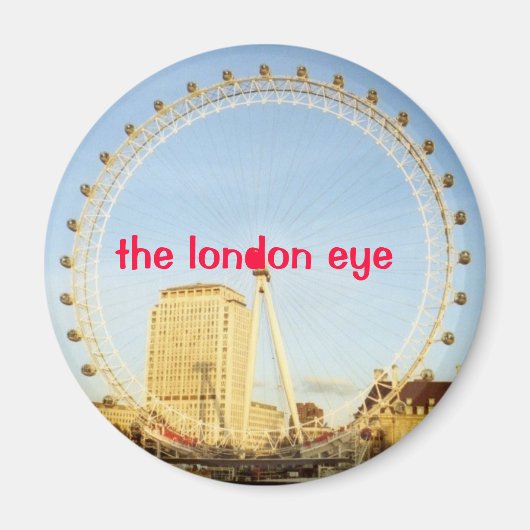 Aimant London Eye, ... l'oeil de Londres (Devant)