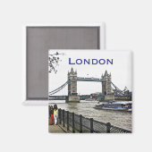 Aimant London Tower Bridge (Recto/Verso)