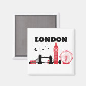 Aimant Londres DESIGN, (Recto/Verso)