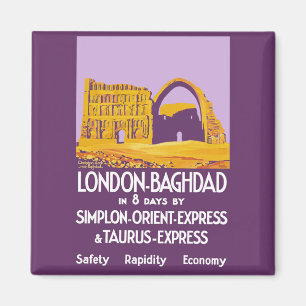 Aimant Londres - Express d'Orient de Bagdad