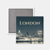 Aimant Londres Skyline Panorama Urbain Souvenir Cadeau (Recto/Verso)