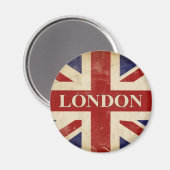 Aimant Londres - Union Jack - I Love Londres (Recto/Verso)