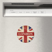Aimant Londres - Union Jack - I Love Londres (In Situ (Lave-vaisselle))