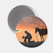 Aimant Lonesome Cowboy (Recto/Verso)