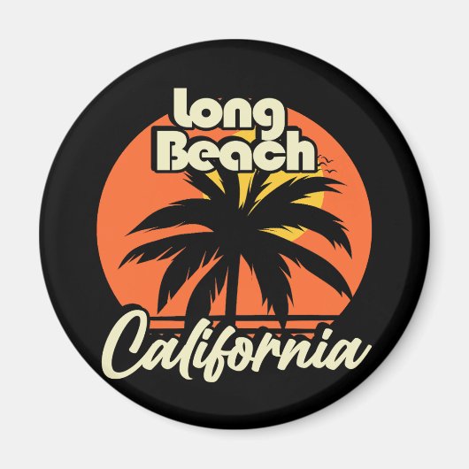 Aimant Long Beach California (Devant)