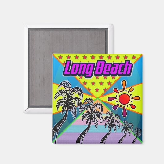 Aimant Long Beach Freedom (Recto/Verso)