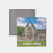 Aimant Longue vue sur l'ancienne abbaye de Tintern, Pays  (Recto/Verso)