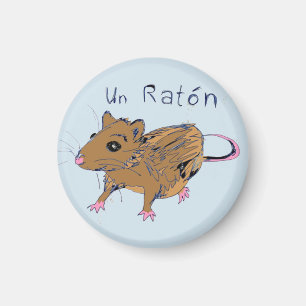 Aimant L'ONU Ratón (un rat)