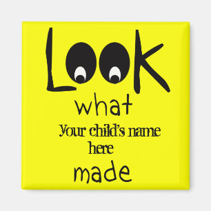 Aimant Look Personnalisable Ce que j'ai fait Réfrigérateu