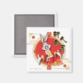 Aimant LOONEY TUNES™ | BUGS BUNNY™ Spring Fortune (Recto/Verso)