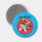 Aimant LOONEY TUNES™ "C'EST TOUS LES FOLKS™" Groupe Bulls (Recto/Verso)