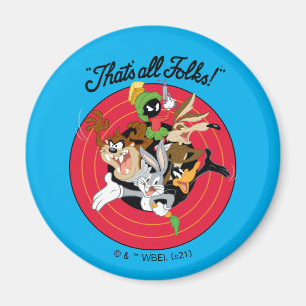 Aimant LOONEY TUNES™ "C'EST TOUS LES FOLKS™" Groupe Bulls