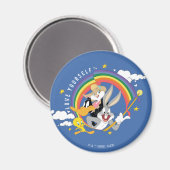 Aimant LOONEY TUNES™ - Love Yourself Pride Badge (Recto/Verso)