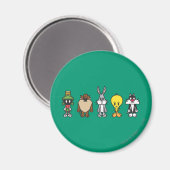 Aimant LOONEY TUNES™ - Photo de groupe Op (Recto/Verso)