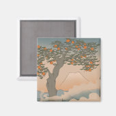 Aimant L'oranger japonais dans la brume (Recto/Verso)