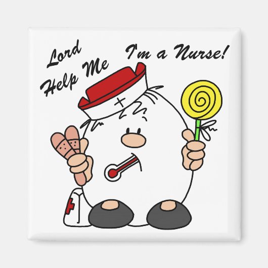 Aimant Lord Aidez-moi Je suis infirmière (Devant)